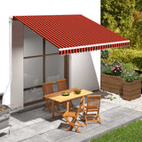 Vidaxl LaFeldoek 400x300 cm Leinwand Orange und Braun