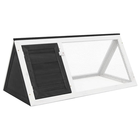 Vidaxl Kaninchen Loft Holzgrau