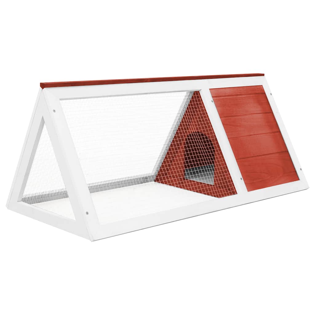 Vidaxl Kaninchen Loft Holzrot