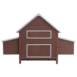 Vidaxl Chicken Coop 157x97x110 cm Holzbraun