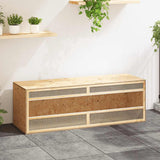 Vidaxl Terrarium 144x46x48 cm verarbeitetes Holz