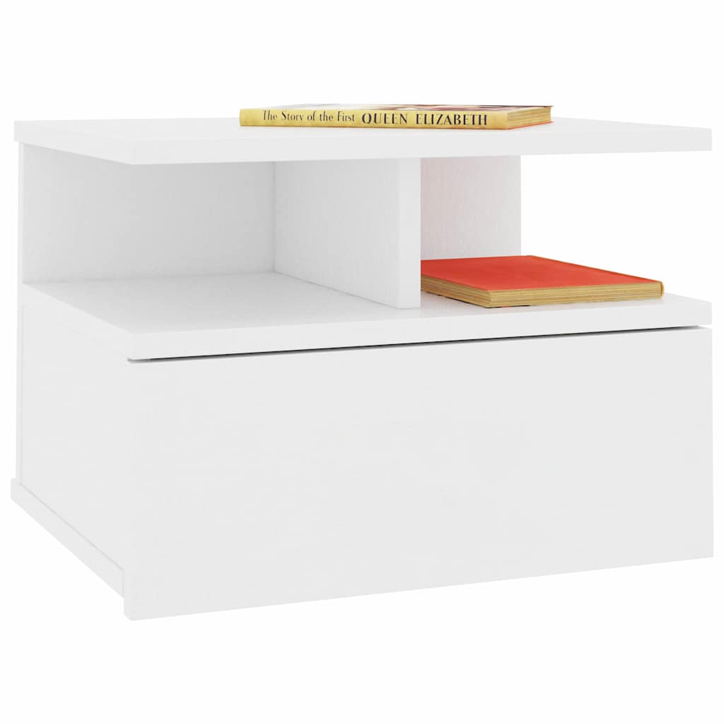 Vidaxl nachtkastjes 2 st 40x31x27 cm bewerkt hout wit