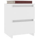 Vidaxl nachtkastjes 2 st 30x30x40 cm bewerkt hout wit