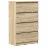 Vidaxl dressoir 60x35x98,5 cm bewerkt hout sonoma eikenkleurig