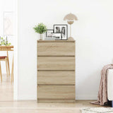 Vidaxl dressoir 60x35x98,5 cm bewerkt hout sonoma eikenkleurig