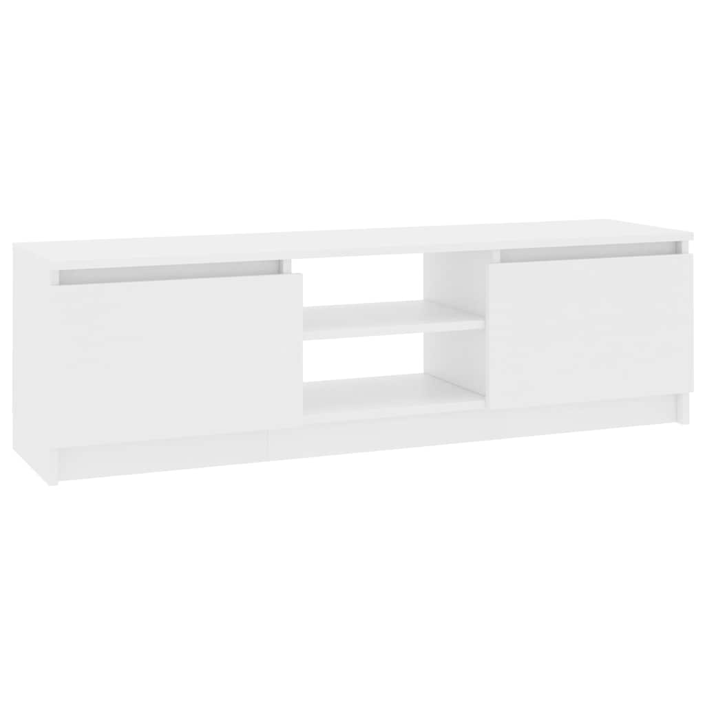 Vidaxl tv-meubel 120x30x35,5 cm bewerkt hout wit