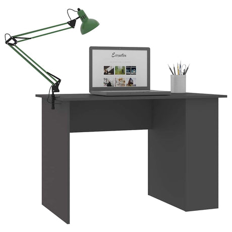 Vidaxl bureau 110x60x73 cm bewerkt hout grijs