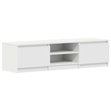 Vidaxl tv-meubel 140x40x35,5 cm bewerkt hout wit