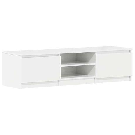 Vidaxl tv-meubel 140x40x35,5 cm bewerkt hout hoogglans wit