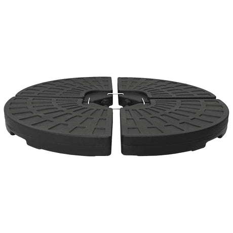 VIDAXL Parasol Mietlüfter -4 ST Schwarz