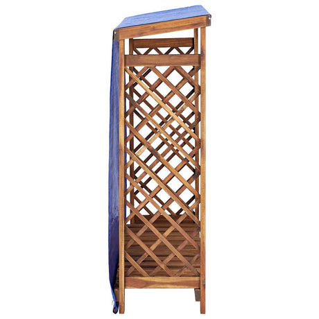 Vidaxx Brennholzlager 105x38x115 cm massives Akazienholz