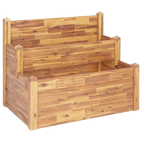 Vidaxx Pflanzgefäß 2-lagig 110x75x84 cm massives Akazienholz
