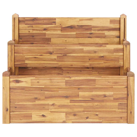 Vidaxx Pflanzgefäß 2-lagig 110x75x84 cm massives Akazienholz