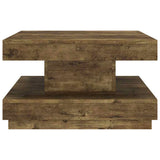 Vidaxl salontafel 60x60x35 cm mdf donkerbruin