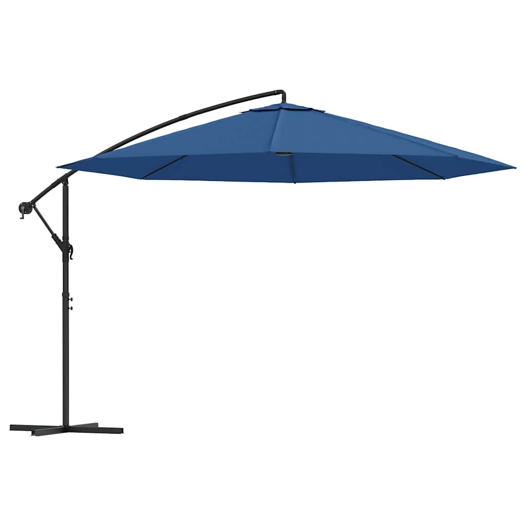 Vidaxl schwimmender Sonnenschirm mit Aluminiumstange 350 cm blau