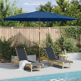 Vidaxl -Parasol mit Holzstange 350 cm blau