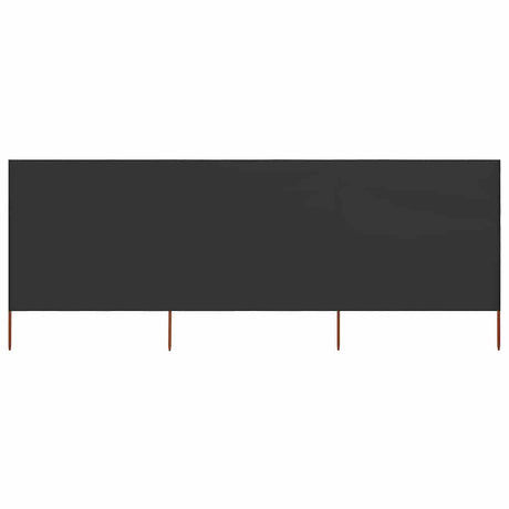 Vidaxx Windschutz 3-teilig 400x160 cm Stoff Anthrazit