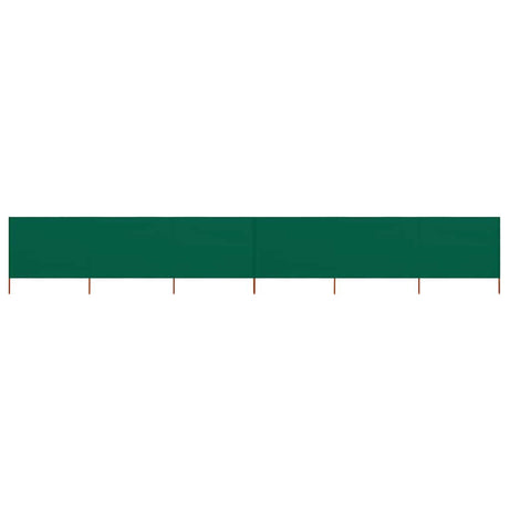 Vidaxl Windschutzscheibe 6 Paneele 800x120 cm Stoff grün