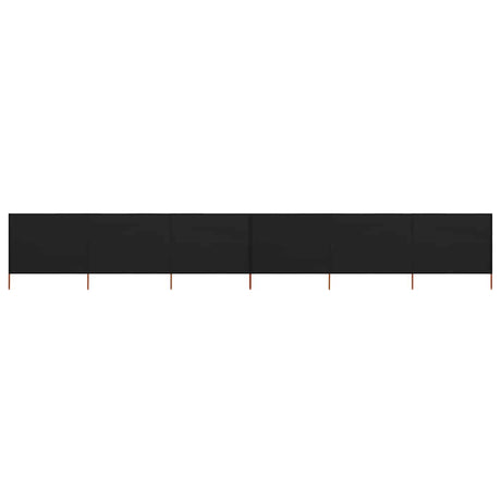 Vidaxx Windschutz 6 Paneele 800x120 cm Stoff schwarz