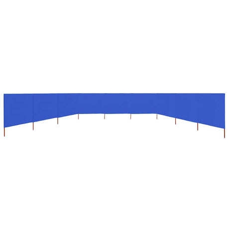 Vidaxl Windschutzscheibe 9 Paneele 1200x80 cm Stoff Azure Blau
