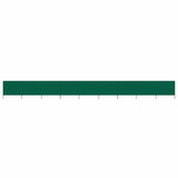 Vidaxl Windschutzscheibe 9 Paneele 1200x120 cm Stoff grün