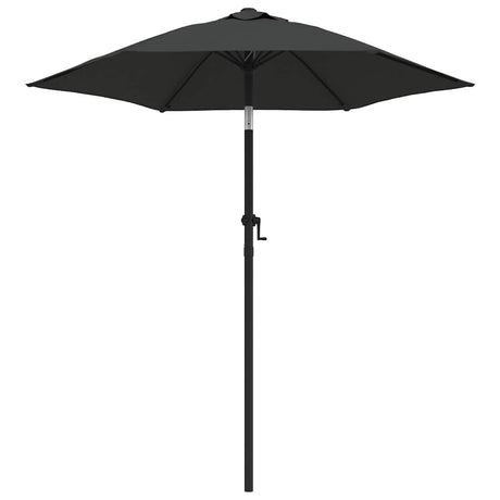 Vidaxl Parasol 200x224 cm Aluminium -Anthrazit