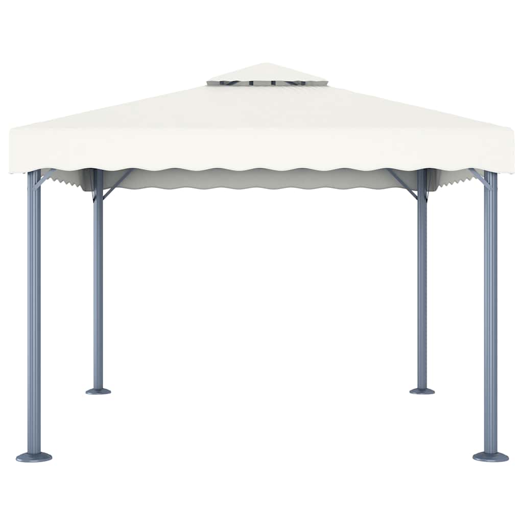 Vidaxl -Arbor 300x300 cm Aluminiumcreme