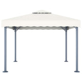 Vidaxl -Arbor 300x300 cm Aluminiumcreme