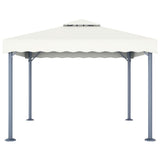 Vidaxl -Arbor 300x300 cm Aluminiumcreme