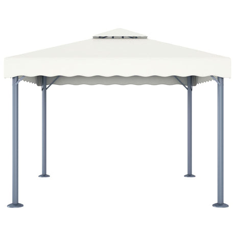 Vidaxl -Arbor 300x300 cm Aluminiumcreme