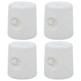 Vidaxl -Teil Alsos 4 St Pe White