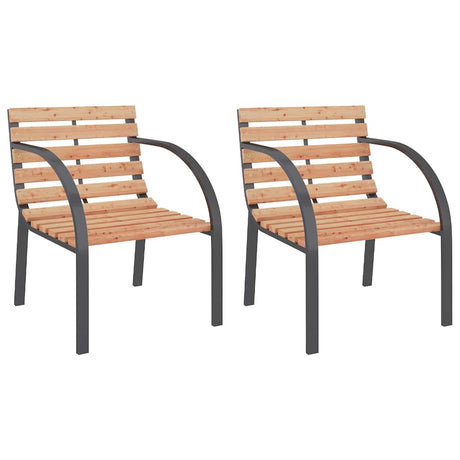 Vidaxl tuinstoelen 2 st hout