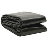 Vidaxl Schwimmbad Abdeckung 450x220 cm pe schwarz