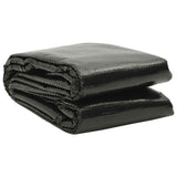 Vidaxl Schwimmbad Abdeckung 549x274 cm pe schwarz