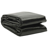 Vidaxl Schwimmbad Abdeckung 732x366 cm pe schwarz