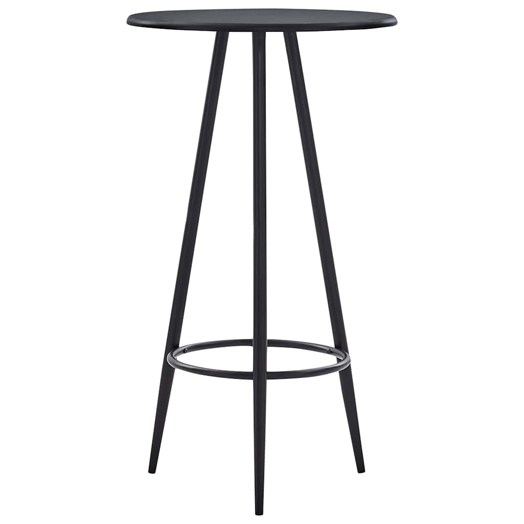 Vidaxl bartafel 60x107,5 cm mdf zwart