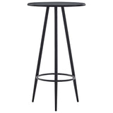 Vidaxl bartafel 60x107,5 cm mdf zwart
