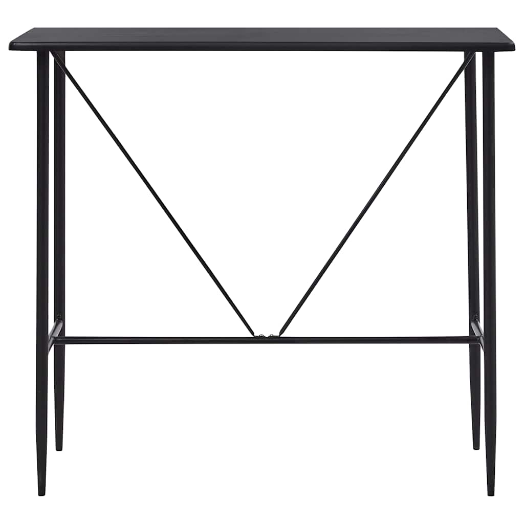 Vidaxl bartafel 120x60x110 cm mdf zwart