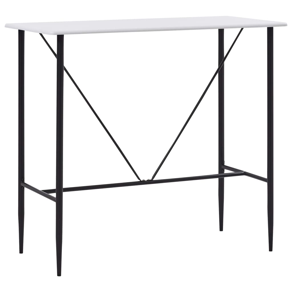 Vidaxl bartafel 120x60x110 cm mdf wit