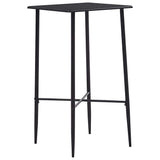 Vidaxl bartafel 60x60x111 cm mdf zwart