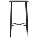 Vidaxl bartafel 60x60x111 cm mdf zwart