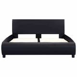 Vidaxl bedframe kunstleer zwart 140x200 cm