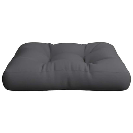 VIDAXL -Palettenkissen 60x61.5x10 cm Stoffanthrazit -verkleidet