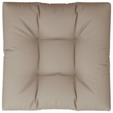 VIDAXL -Palettenkissen 80x80x12 cm Stofftaupe