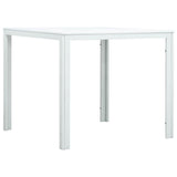 Vidaxl salontafel hout-look 78x78x74 cm hdpe wit