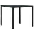 Vidaxl salontafel hout-look 78x78x74 cm hdpe zwart