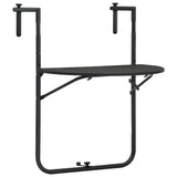 Vidaxl balkontafel hangend 60x64x83,5 cm rattan-look kunststof bruin