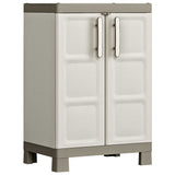 Keter opbergkast laag excellence 97 cm beige en taupe