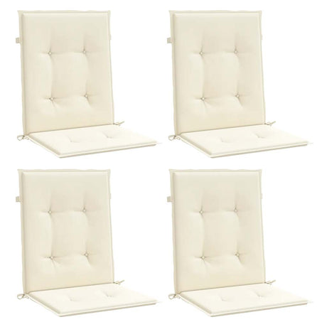 Vidaxl Gartenstuhl Kissen unterer 4 -Stk 100x50x3 cm Oxford Stoffanthrazit