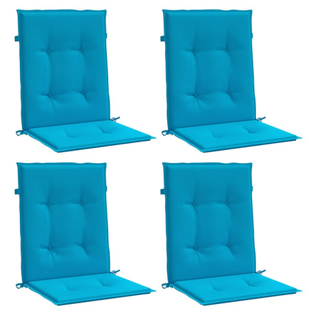 Vidaxl Gartenstuhl Kissen unter 4 -stpus 100x50x3 cm Oxford Fabric Blau